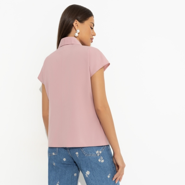 Блуза На пике изящества (розовая) 