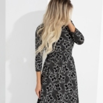 Платье Стильный офис (fantasy). Состав: 65% хлопок, 35% спандекс