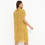 Платье Мечтательная (желтый). Состав: 100% полиэстер