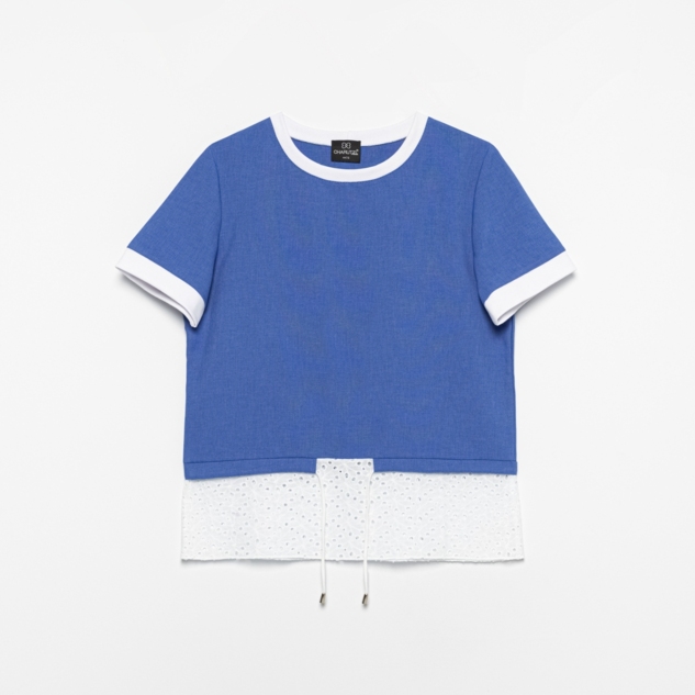 Футболка Романтика с перчинкой (синяя) 