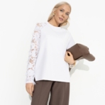 Модная хроника (white). Состав: 65% полиэстер, 30% вискоза, 5% спандекс