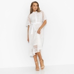 Платье Моя итальянская история (изящная, с поясом). Состав: 98% п/э, 2% спандекс