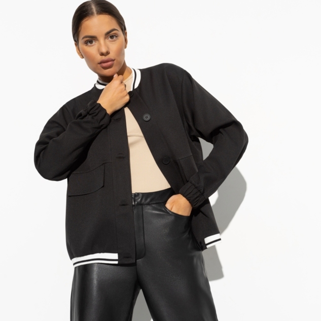 Бомбер Бунтарка (black) 