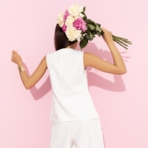 Блуза Кейт Мосс отдыхает (white). Состав: 60% полиэстер, 37% вискоза, 3% спандекс