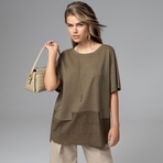 Футболка Стальной взгляд (эстетика). Состав: 50% вискоза, 25% п/э, 20% нейлон, 5% спандекс