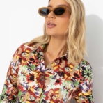 Эстетика во всем (цветочная). Состав: 65% хлопок, 30% п/э, 5% лайкра