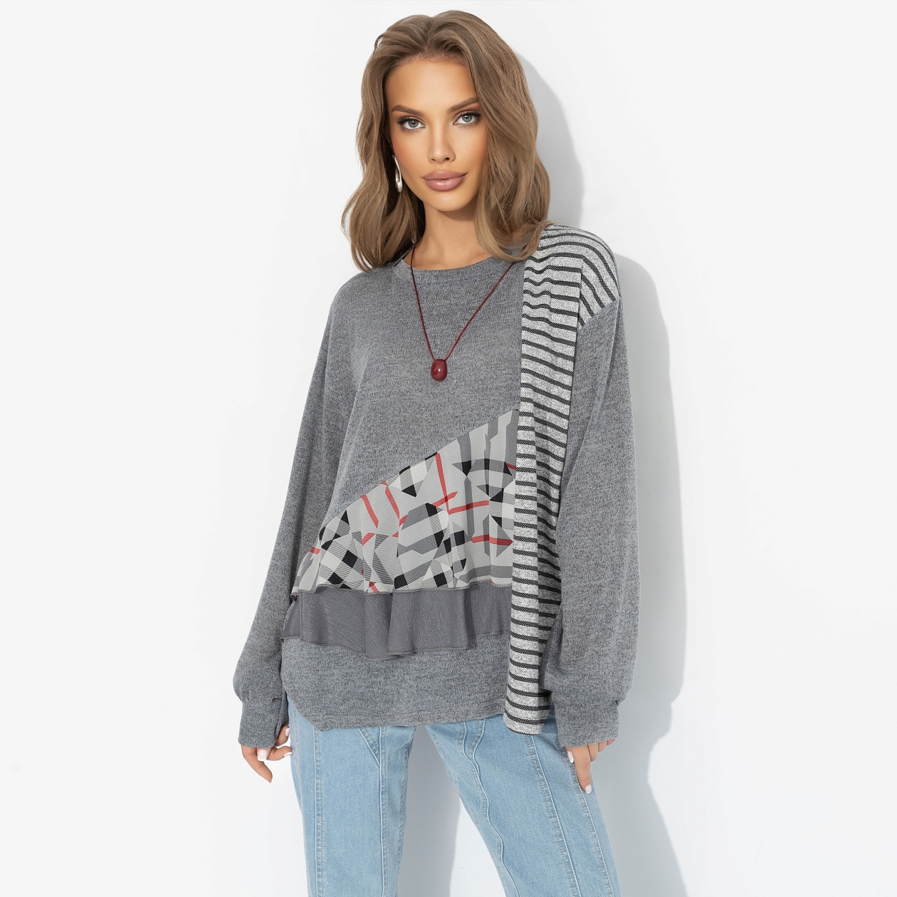 Выбираю себя (стайл). Состав: 65% полиэстер, 30% вискоза, 5% спандекс