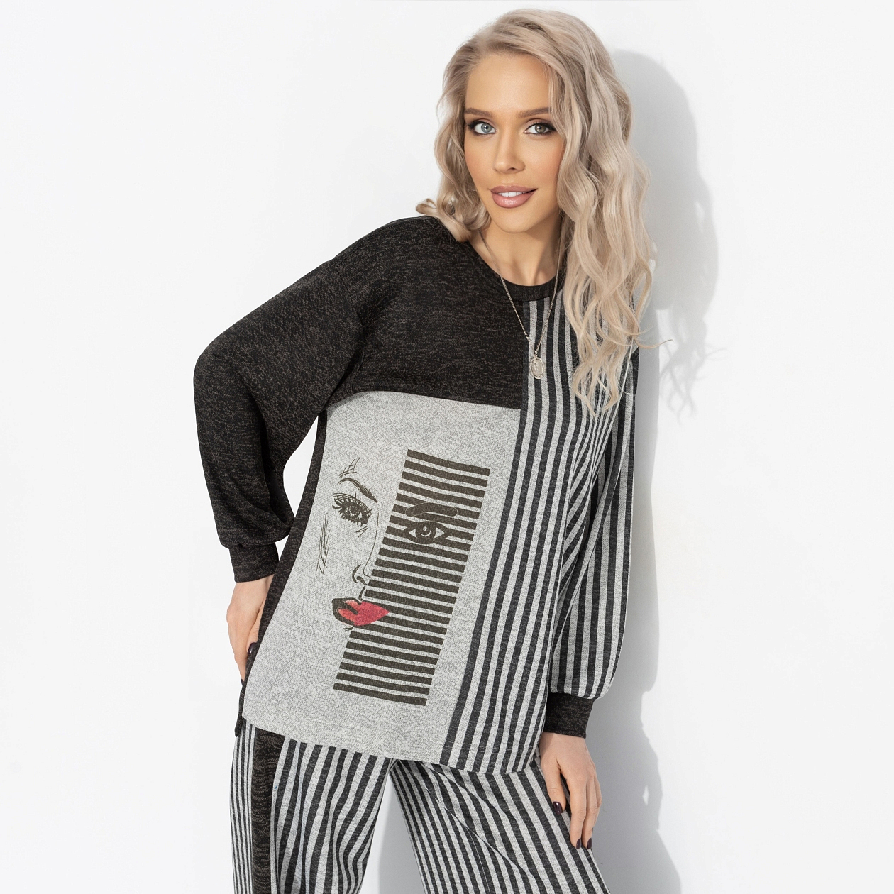 Примерь свободу. Состав: 65% п/э, 30% вискоза, 5% спандекс