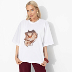 Футболка Мода-мания (с хитринкой). Состав: 65% п/э, 30% вискоза, 5% стрейч