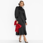 Платье Притяжение элегантности (чёрная магия). Состав: 65% полиэстер, 30% вискоза, 5% эластан