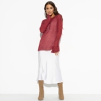 Туника Тонкая натура (scarlet). Состав: 60% акрил, 25% полиэстер, 15% пух коза