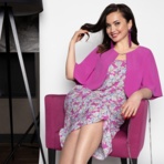 Платье На пике популярности (фуксия). Состав: 95% п/э, 5% спандекс