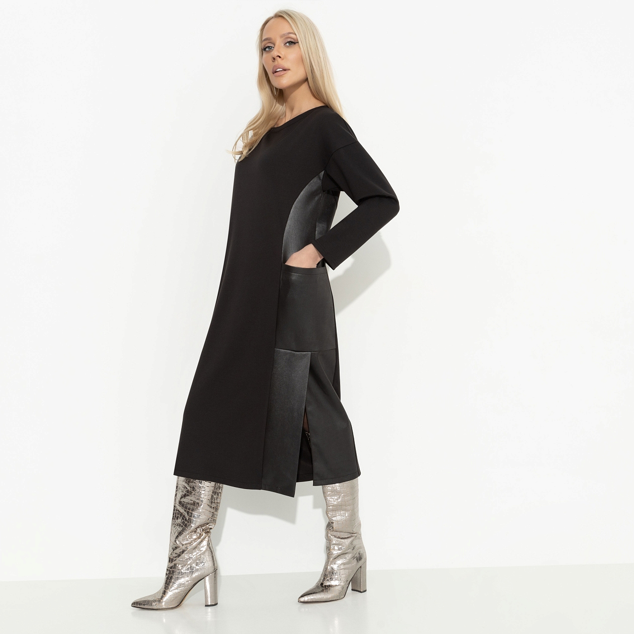 Платье Доказательство успеха. Состав: 60% вискоза, 35% нейлон, 5% эластан