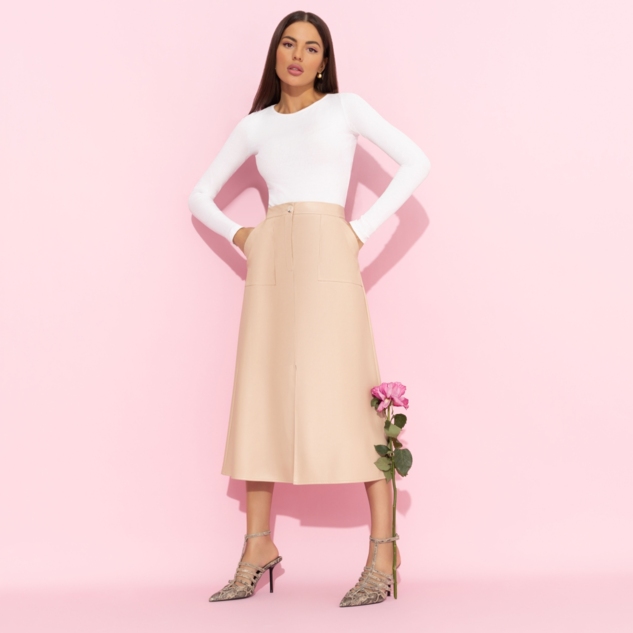 Юбка Откровенно шикарная (беж) 