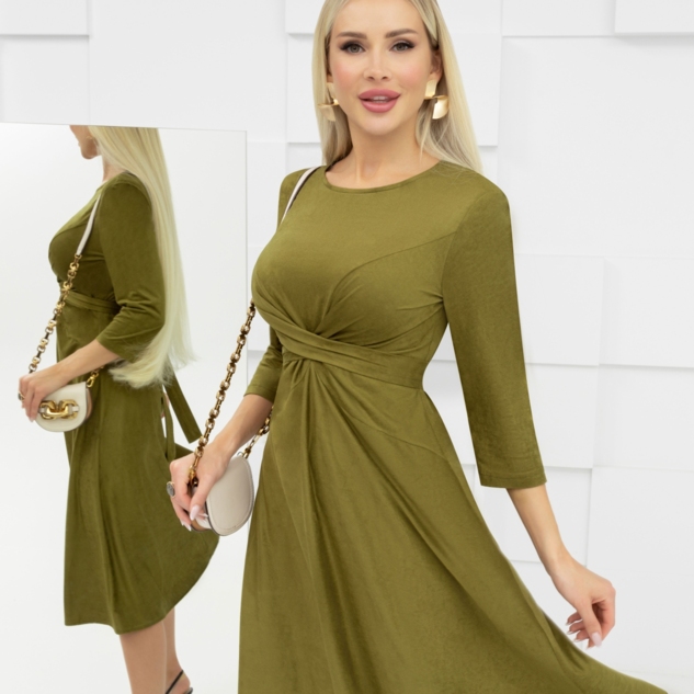 Платье Беспроигрышная формула (хаки) 