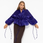 Жакет Вершина восхищения (синий). Состав: 100% полиэстер