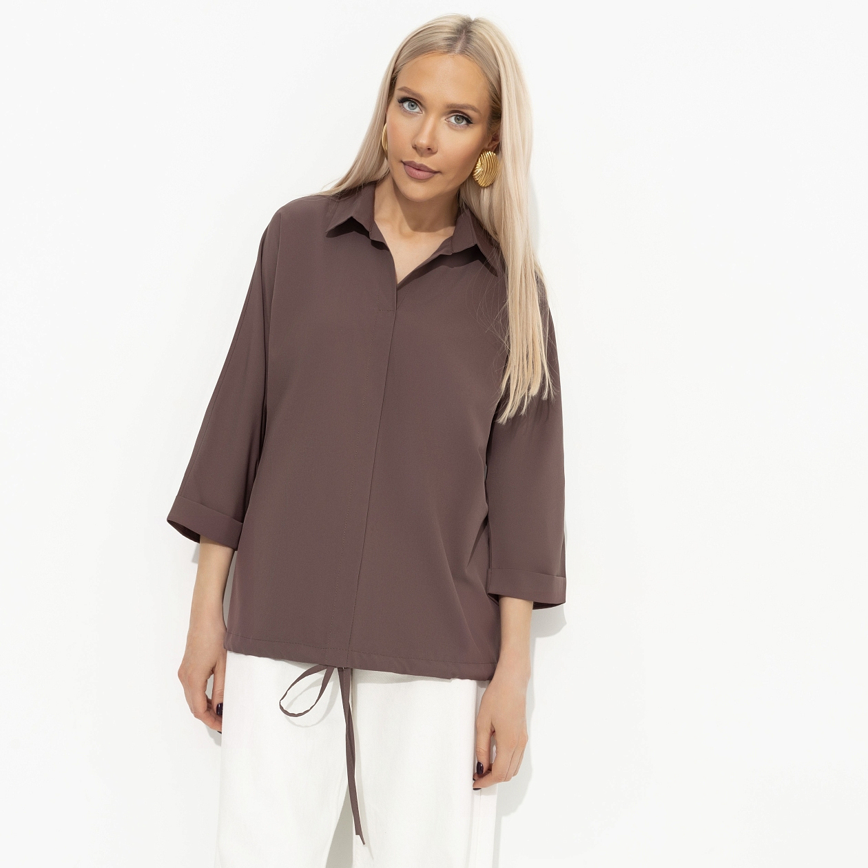 Блуза Твой личный тренд. Состав: 95% полиэстер, 5% эластан