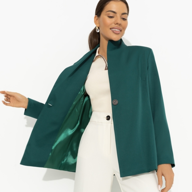 Жакет Дерзкий силуэт (зелёный) 