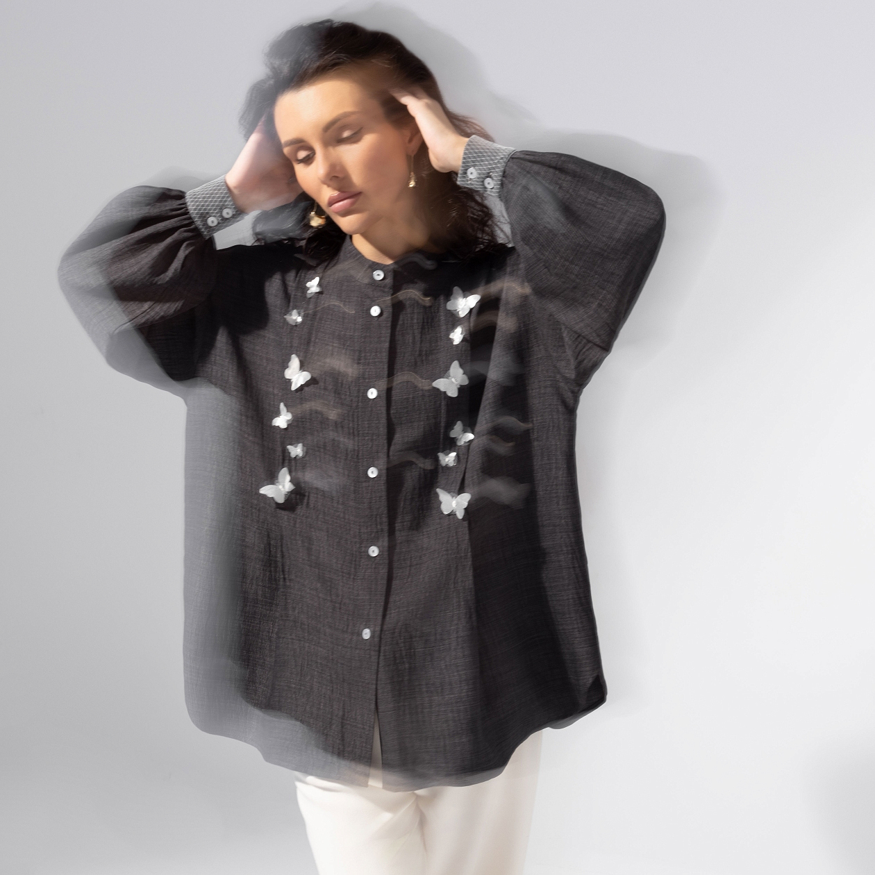 Нежный шум. Состав: 65% п/э, 35% вискоза