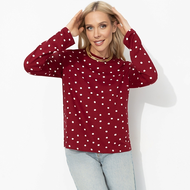 Лонгслив Личный стандарт (спелая вишня) 