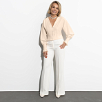 Блуза Стильный диалог (нежная). Состав: 95% п/э, 5% эластан