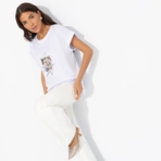 Футболка Оттенок настроения (flowers). Состав: 65% п/э, 30% вискоза, 5% стрейч