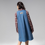 Сарафан Джинсовое настроение. Состав: 80% хлопок, 15% п/э, 5% спандекс