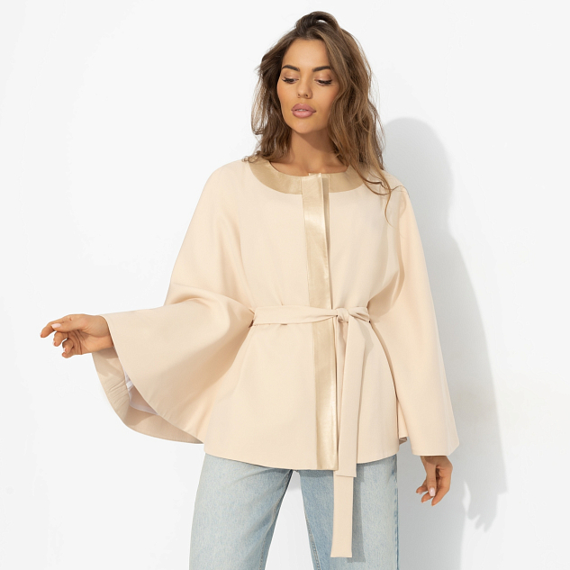 Жакет Яркий эффект (с поясом) 