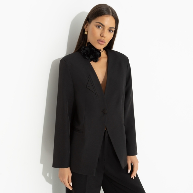 Жакет Власть в деталях (черный) 