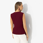 Стильный лидер (бордовый). Состав: 72% п/э, 22% вискоза, 6% спандекс