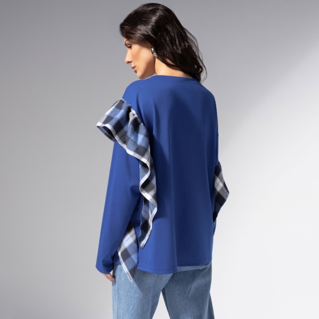 Лонгслив Гардеробная магия (синий) 