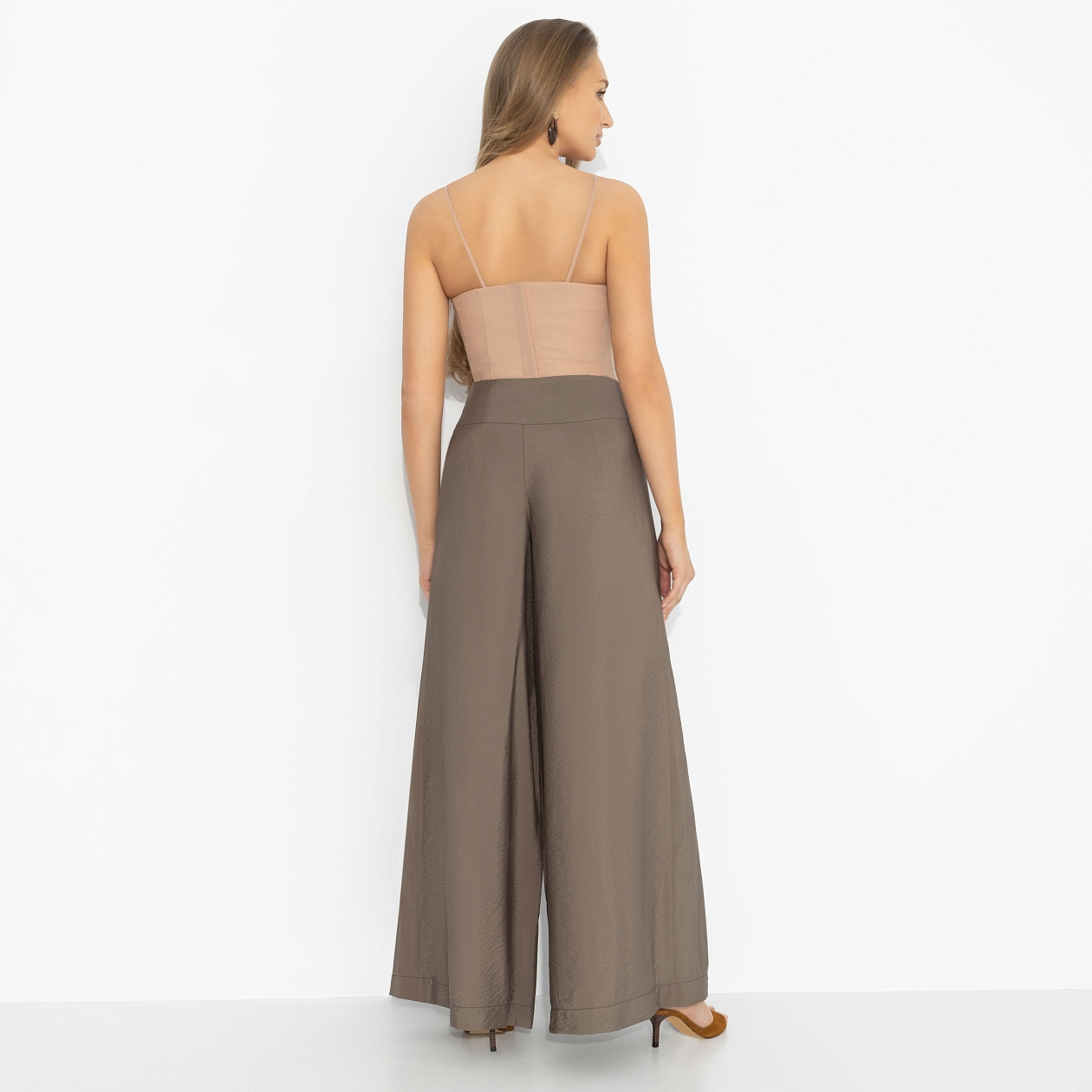 Брюки Красиво жить (хаки). Состав: 75% вискоза, 25% нейлон