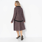 Костюм с юбкой С безупречным вкусом (2 в 1, винный). Состав: 65% п/э, 30% вискоза, 5% спандекс