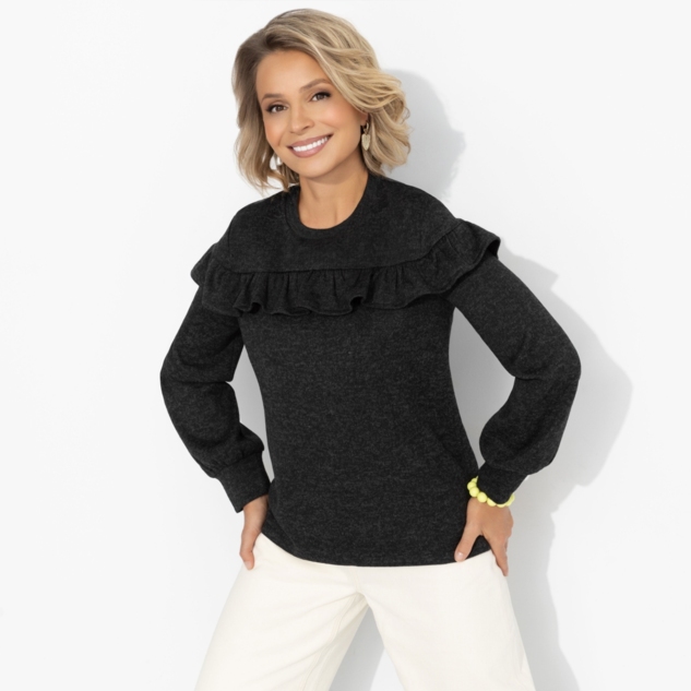 Блуза Стильный рейтинг (чёрная) 