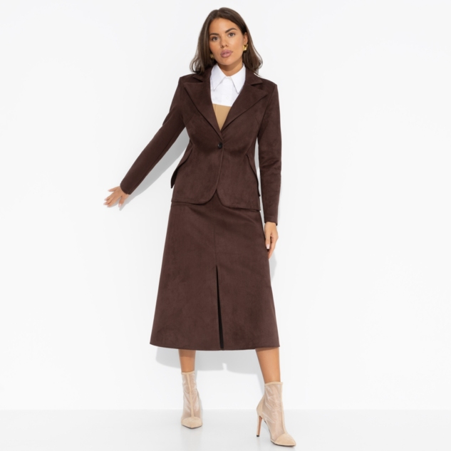 Юбка Откровенно шикарная (шоколадный мусс) 