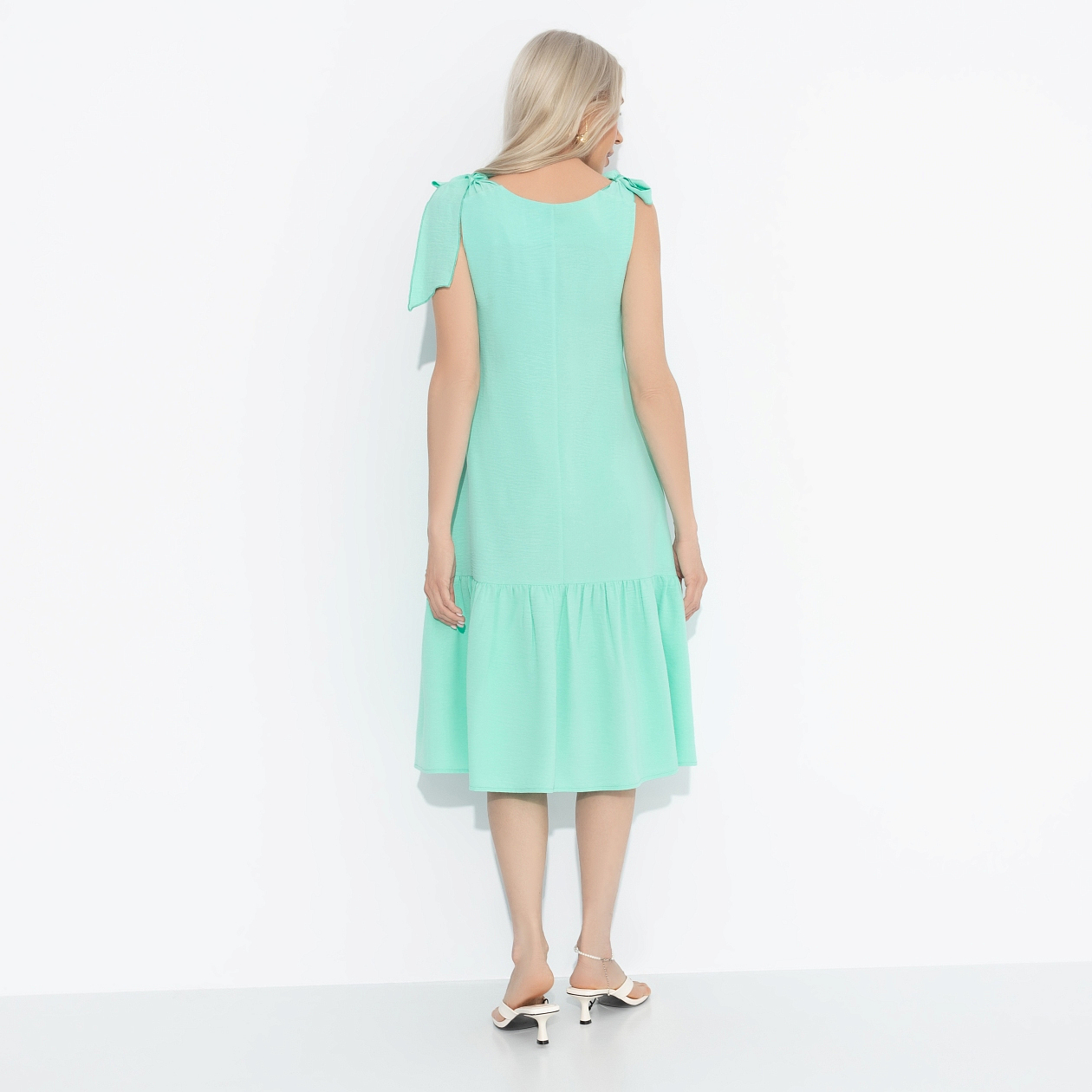 Сарафан Загадай меня (мятное мороженое). Состав: 95% вискоза, 5% эластан