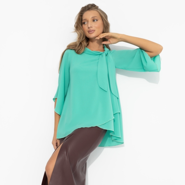 Блуза Невероятная красотка (мятная) 