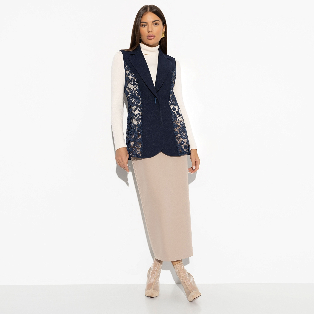 Модное исключение (new). Состав: 65% п/э, 20% вискоза, 10% хлопок, 5% спандекс