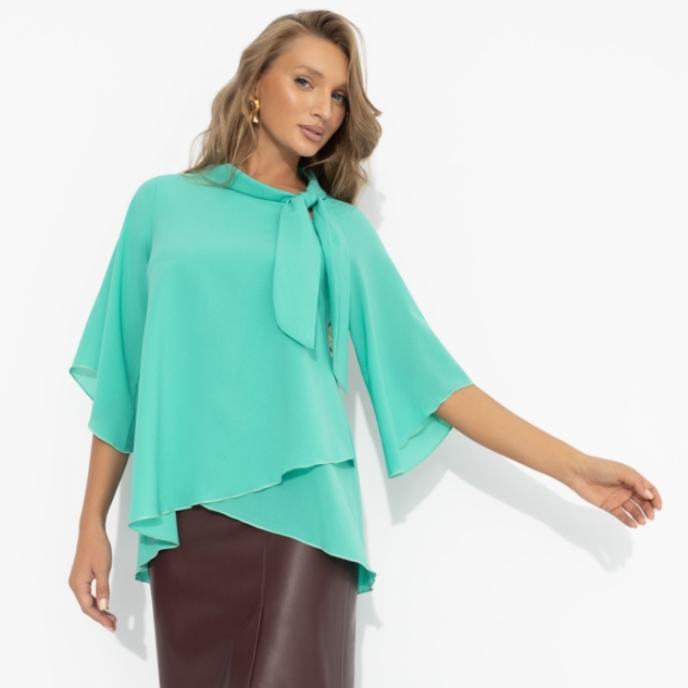 Блуза Невероятная красотка (мятная) 