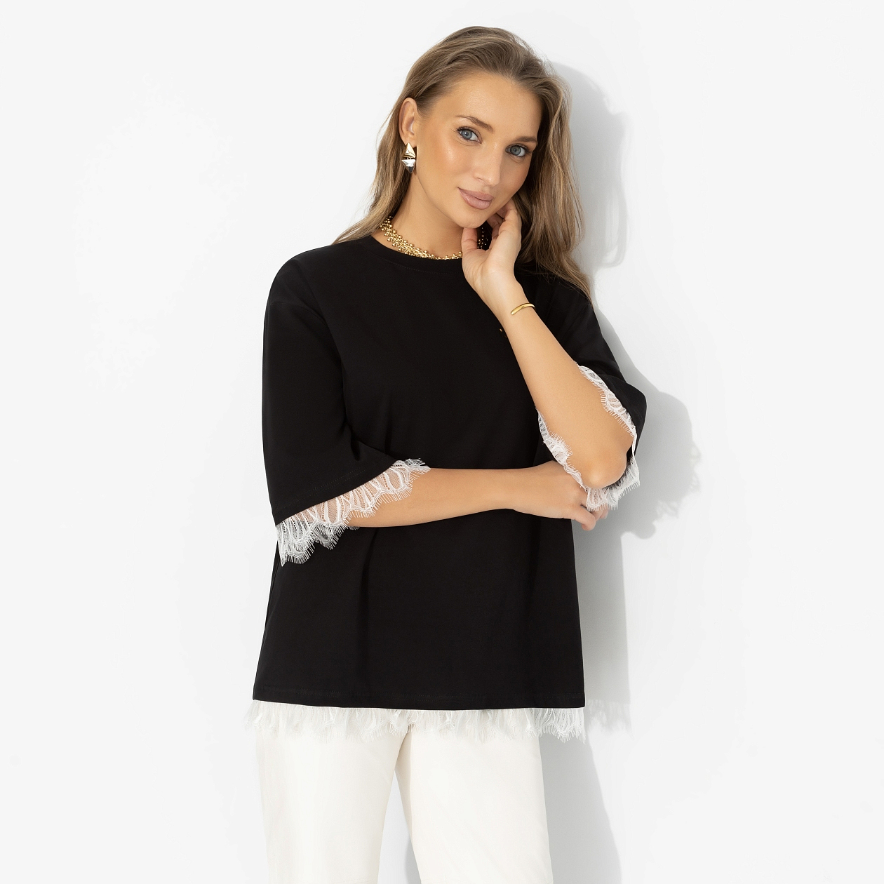 Футболка Красота комплимента. Состав: 95% хлопок, 5% лайкра