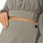 Комплект с юбкой Когда хочешь вау-эффекта (зеленый). Состав: 95% полиэстер, 5% эластан