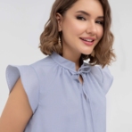 Блуза Свежая подборка (модница). Состав: 65% хлопок, 20% вискоза, 15% эластан