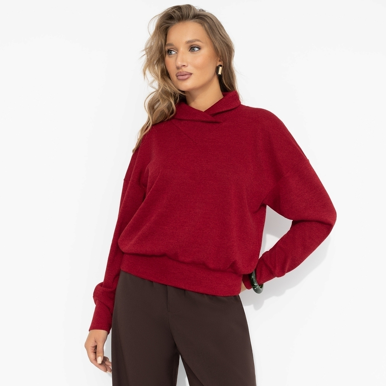 Свежий импульс (красный). Купить женский Джемпер оптом от производителя.