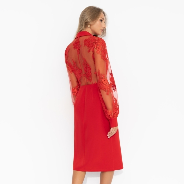 Платье Мечта миллионера (цвет страсти) 