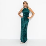 Платье Без границ (зелёное). Состав: 100% п/э