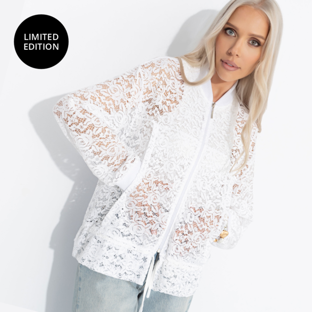 Бомбер Эпичный шик (white) 