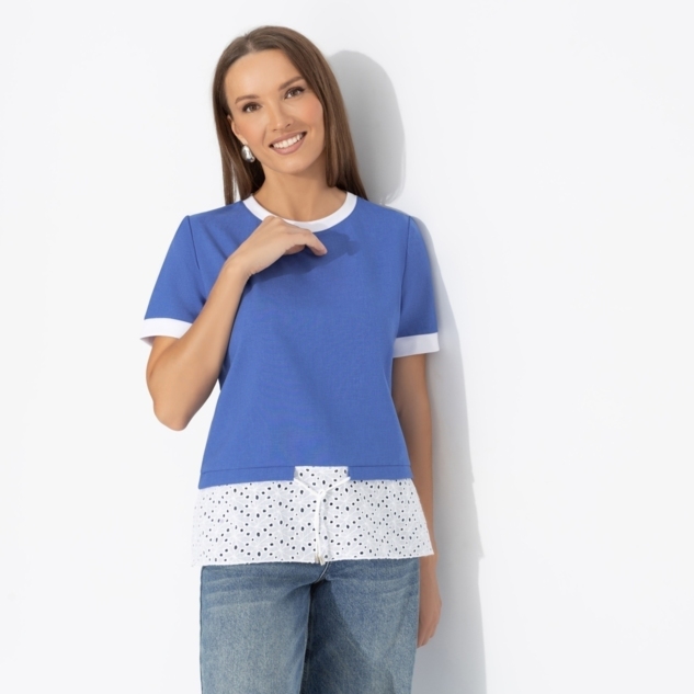 Футболка Романтика с перчинкой (синяя) 