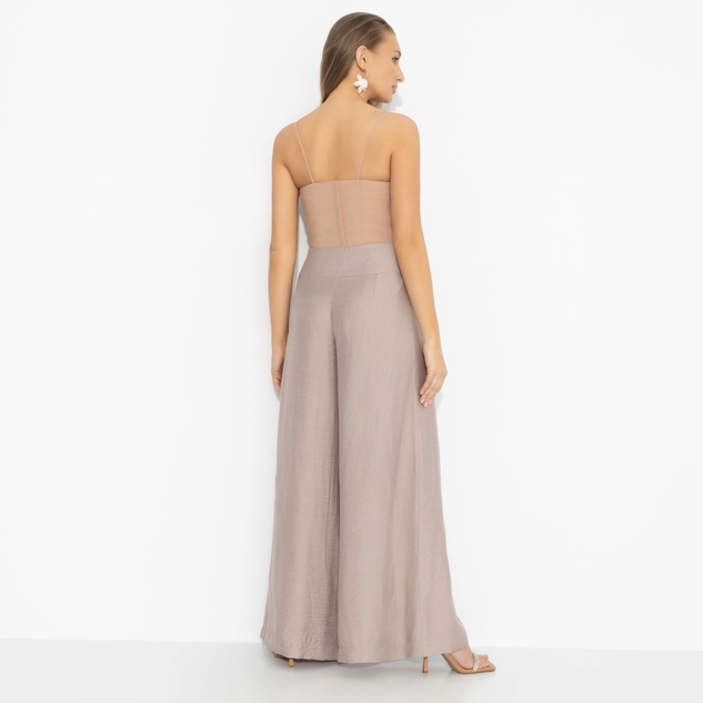 Брюки Красиво жить (серебристо-розовые) 