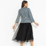 Костюм с юбкой Больше чем стиль (2 в 1, green). Состав: 75% полиэстер, 20% вискоза, 5% спандекс