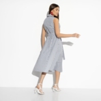 Сарафан Чувственный дресс-код (с поясом). Состав: 50% хлопок, 50% полиэстер